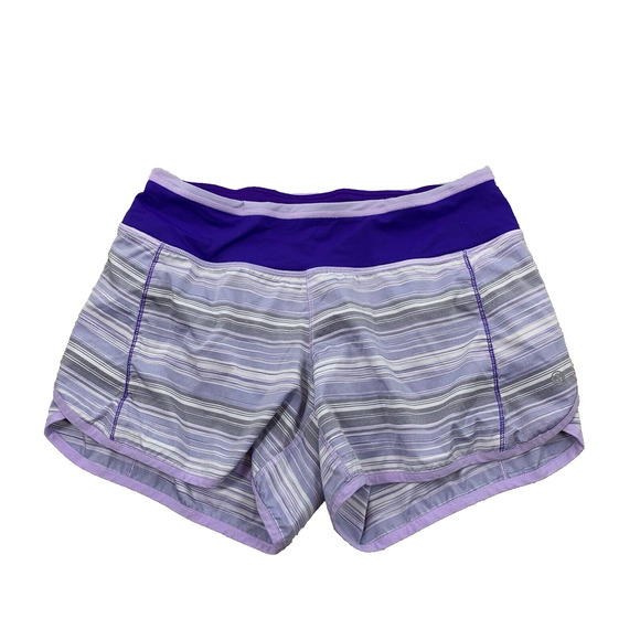 Lululemon Run Sun Sprinter Shorts Size 4 Women Multicolor 4.5" In Athletic 61-24 - Picture 1 of 7